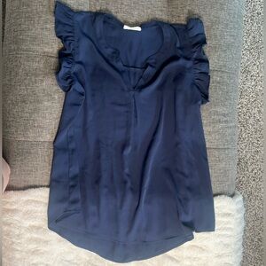 Zenana Navy Blouse